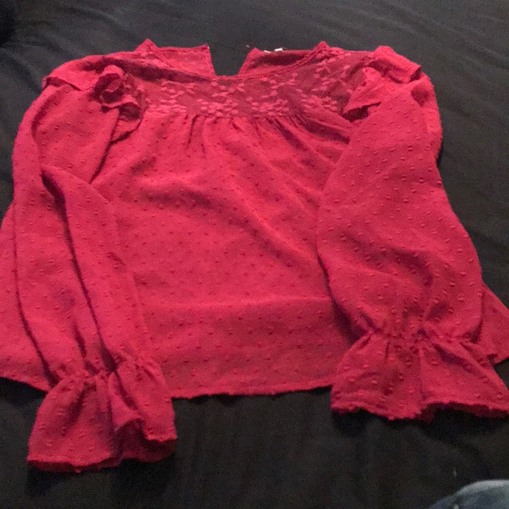 Maroon blouse
